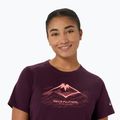 Футболка для бігу жіноча Asics Fujitrail Logo Ss Top Dark Aubergine 5
