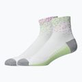 Шкарпетки ASICS Performance Run Quarter white/hazy lilac/glow green 2
