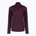 Лонгслів для бігу жіночий ASICS Core 1/2 Zip Winter Top dark aubergine