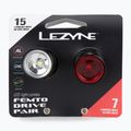 Набір велосипедних ліхтариків Lezyne set LED FEMTO DRIVE PAIR чорний LZN-1-LED-1P-V104