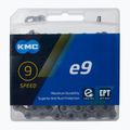Ланцюг велосипедний KMC e9 EPT e-Bike 136 ланок 9 зірок сріблястий BE09TEP36