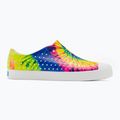 Кеди дитячі Native Jefferson Print shell white/shell white/neon multi tie dye 2