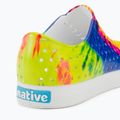 Кеди дитячі Native Jefferson Print shell white/shell white/neon multi tie dye 9