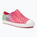 Кросівки вітрильні дитячі Native NA-12111502 Jefferson Block dazzle pink/shell white/celery maria starfish