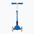 Самокат трьохколісний дитячий Globber Junior Foldable Lights navy blue 3