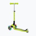 Самокат трьохколісний дитячий Globber Junior Foldable Lights lime green 2