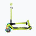 Самокат трьохколісний дитячий Globber Junior Foldable Lights lime green 6