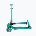 Самокат трьохколісний дитячий Globber Junior Foldable Lights dark emerald green 6