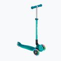 Самокат трьохколісний дитячий Globber Primo Foldable Plus Lights dark emerald green