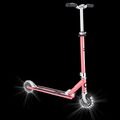 Самокат дитячий Globber Flow Element Lights coral pink 8