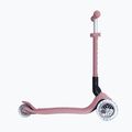 Самокат трьохколісний дитячий Globber Junior Foldable Lights Eco berry 2