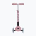 Самокат трьохколісний дитячий Globber Junior Foldable Lights Eco berry 3