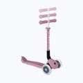 Самокат трьохколісний дитячий Globber Junior Foldable Lights Eco berry 6
