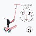 Самокат трьохколісний дитячий Globber Go.Up Sporty Lights pastel pink 15