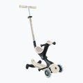 Самокат трьохколісний дитячий Globber Go.Up Deluxe Lights Ecologic 360 coconut 2