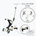 Самокат трьохколісний дитячий Globber Go.Up Deluxe Lights Ecologic 360 coconut 17