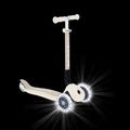 Самокат триколісний дитячий Globber Junior Foldable Lights Eco coconut 11