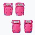 Набір захисту дитячий Globber Toddler deep pink/flowers