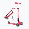Самокат трьохколісний дитячий Globber Primo Foldable Lights red 6
