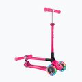 Самокат триколісний дитячий Globber Primo Foldable Lights fuchsia 5