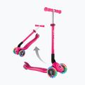 Самокат триколісний дитячий Globber Primo Foldable Lights fuchsia 12