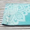 Килимок для йоги (для подорожей)  Yoga Design Lab Combo Yoga 1,5 мм синій Mandala Turquoise 12