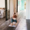 Килимок для йоги  Yoga Design Lab Cork 3,5 мм коричневий  Mandala White 6