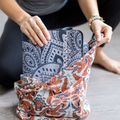 Килимок для йоги (для подорожей)  Yoga Design Lab Combo Yoga 1,5 мм темно-синій Mandala Sapphire 9