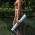Килимок для йоги  Yoga Design Lab Combo Yoga 5,5 мм синій Mandala Turquoise 9