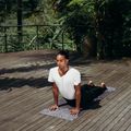 Килимок для йоги  Yoga Design Lab Combo Yoga 5,5 мм чорний Mandala Black 6