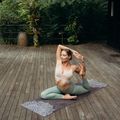 Килимок для йоги  Yoga Design Lab Combo Yoga 5,5 мм чорний Mandala Black 8