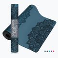 Килимок для йоги  Yoga Design Lab Infinity Yoga 3 мм синій Mandala Teal 6