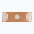 Килимок для йоги  Yoga Design Lab Cork 5,5 мм коричневий  Mandala White 2