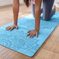 Килимок для йоги  Yoga Design Lab Flow Pure 6 мм синій Mandala Aqua 7