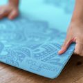 Килимок для йоги  Yoga Design Lab Flow Pure 6 мм синій Mandala Aqua 8