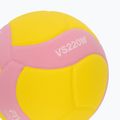 М'яч волейбольний Mikasa VS220W yellow/pink 3