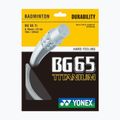 Струна для бадмінтону YONEX BG 65 Ti Set 10 m white