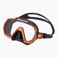 Маска для дайвінгу TUSA Freedom Elite чорно-помаранчева M1003QB EO 5