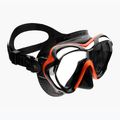 Маска для дайвінгу / підводного плавання TUSA Paragon S Mask чорно-оранжева M-1007