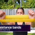Набір стрічок для тренування Pure2Improve Mini Bands 3 шт. кольоровий 2155 6