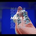 Кросівки для бігу жіночі HOKA Mach 5 блакитно-жовті 1127894-CEPR 13