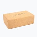 Блок для йоги Myga Cork Block brown 3