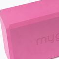 Блок для йоги Myga Foam Block pink 2