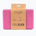 Блок для йоги Myga Foam Block pink 4