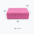 Блок для йоги Myga Foam Block pink 5