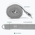 Ремінь для йоги Myga 2 in 1 grey 3