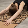 Килимок для йоги Myga Mandala XL 6 mm brown 9