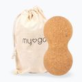 М'яч для масажу Myga Duoball brown 4