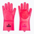 Рукавички для чищення велосипедів Muc-Off Deep Scrubber Gloves рожеві