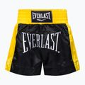 Шорти тренувальні Everlast Muay Thai чорно-золоті EM6
